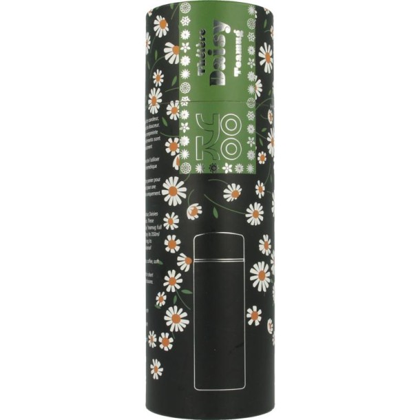 Yoko Drinkfles daisy met theefilter isotherm 350ml (1 Stuks)