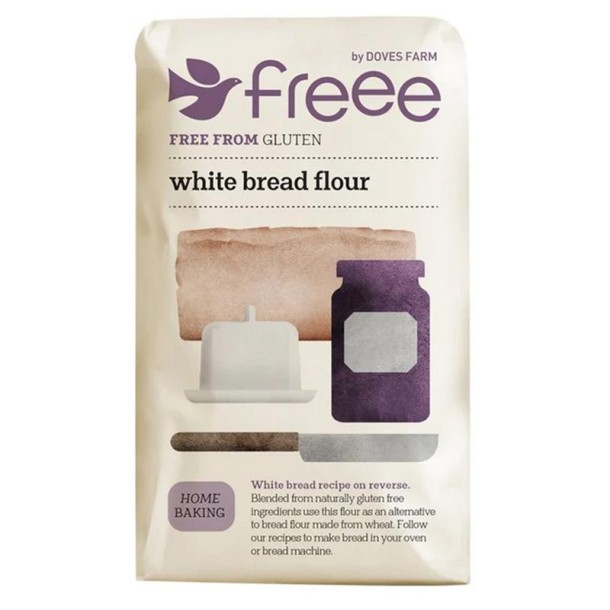 Doves Farm Broodmix wit glutenvrij (1 Kilogram)