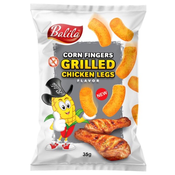 Balila Corn puffs grilled chicken glutenvrij (35 Gram)