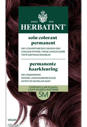 Herbatint 5M licht acajou kastanje (170 Milliliter)