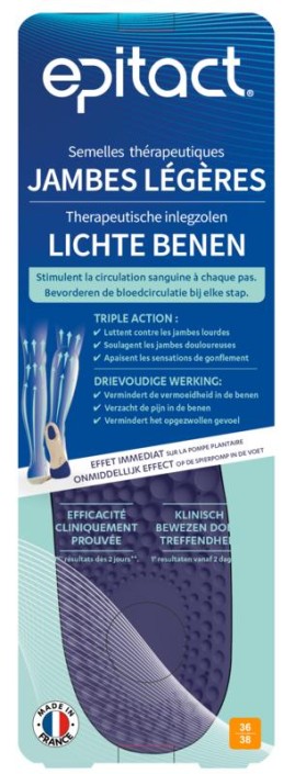 Epitact Inlegzolen lichte benen 36-38 (1 Paar)