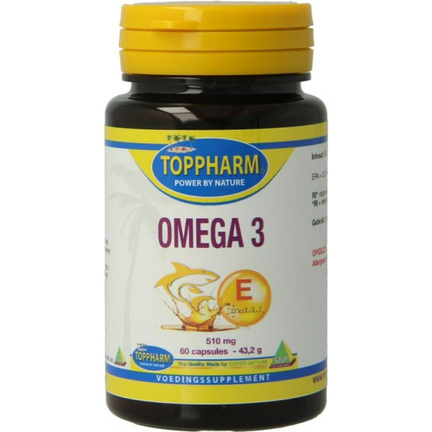 Toppharm Omega 3 510mg (60 Capsules)