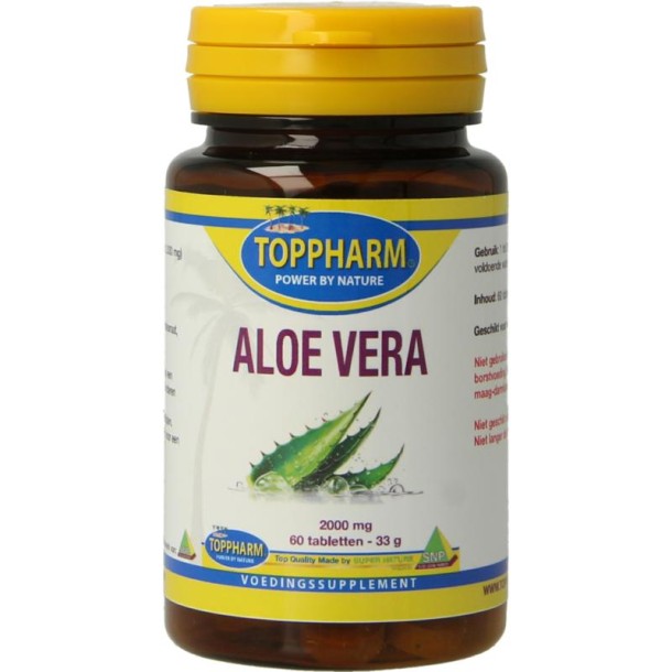 Toppharm Aloe vera 2000mg (60 Tabletten)