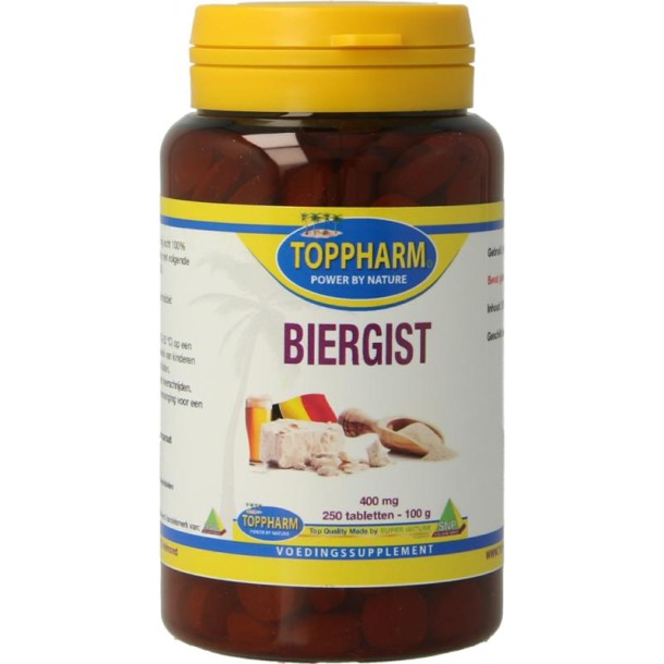 Toppharm Biergist 400mg (250 Tabletten)