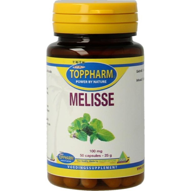 Toppharm Melisse 100mg (50 Capsules)