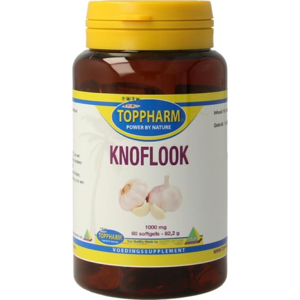Toppharm Knoflook 1000mg (60 Softgels)