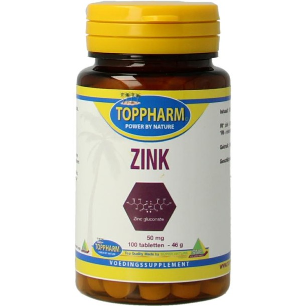 Toppharm Zink 50mg (100 Tabletten)