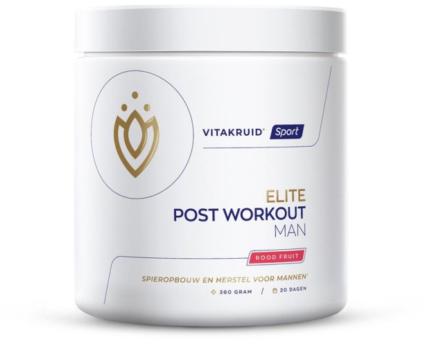 Vitakruid Elite post workout man BCAA 4:1:1 & elektrolyten (360 Gram)