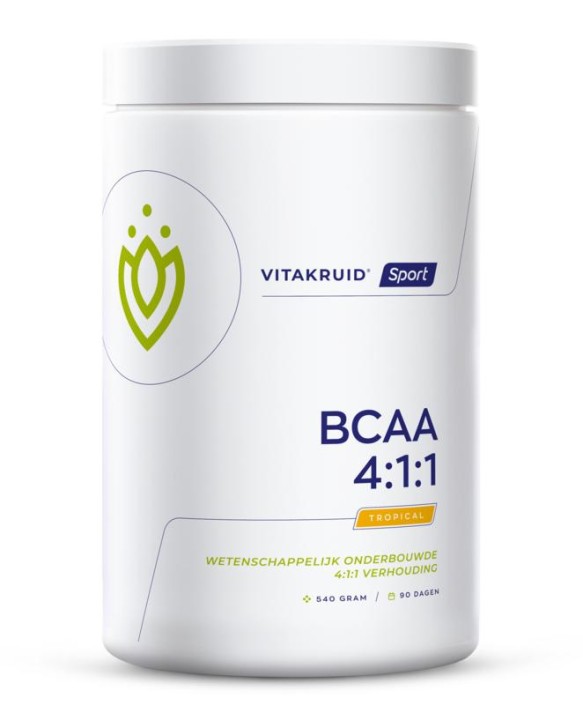 Vitakruid BCAA 4:1:1 l-leucine, l-isoleucine & l-valine (540 Gram)