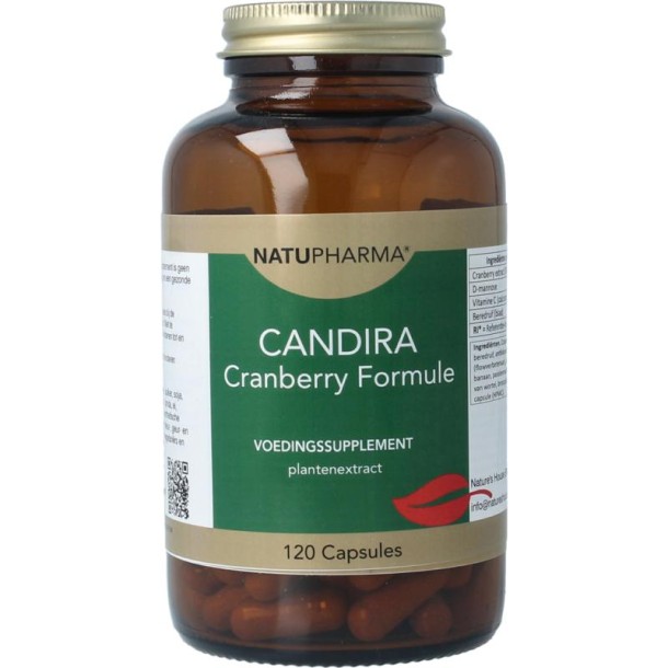 Natupharma Candira cranberry formule (120 Capsules)