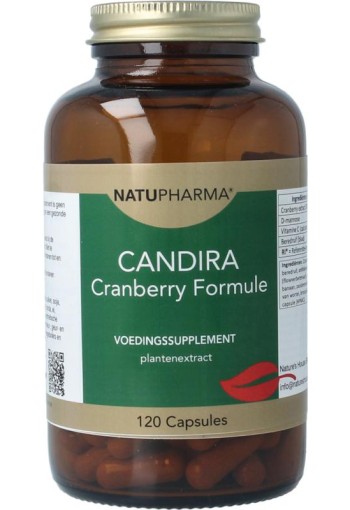 Natupharma Candira cranberry formule (120 Capsules)