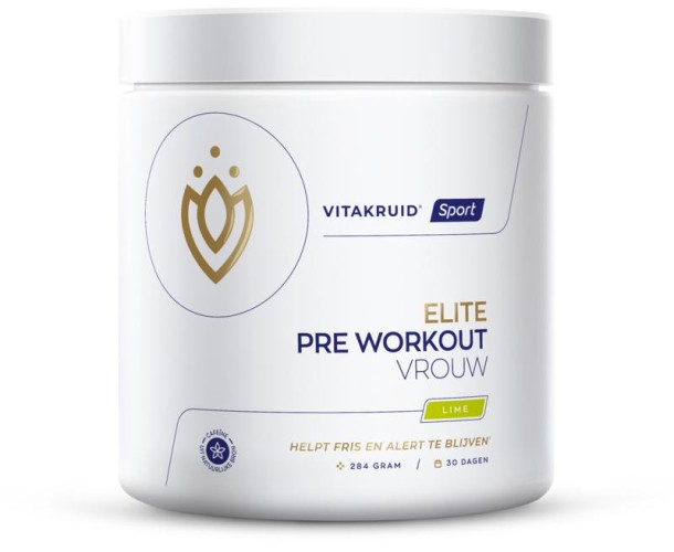 Vitakruid Elite pre workout vrouw (284 Gram)