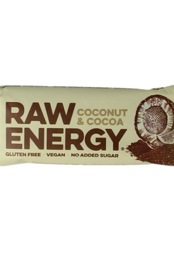 Bombus Raw energy bar coconut & cocoa (50 Gram)