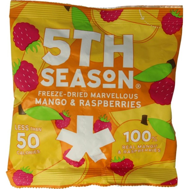 5TH Season Freeze dried mango & raspberry (14 Gram)
