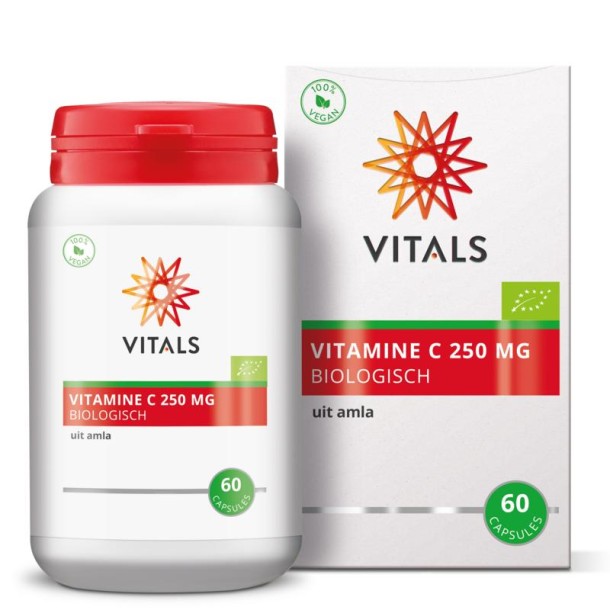 Vitals Vitamine C 250mg bio (60 Capsules)