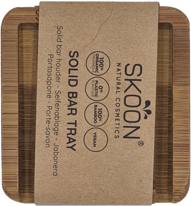 Skoon Solid bar tray - 1 bar - all bamboo (1 Set)
