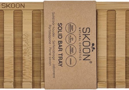 Skoon Solid bar tray - 2 bar - all bamboo (1 Set)