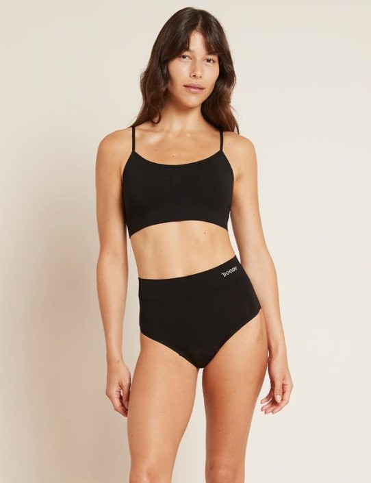 Boody Menstruatieondergoed tailleslip zwart licht/norm L (1 Stuks)
