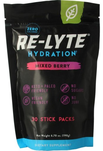 Re-Lyte Hydration drankmix gemengde bessen stick (30 Stuks)