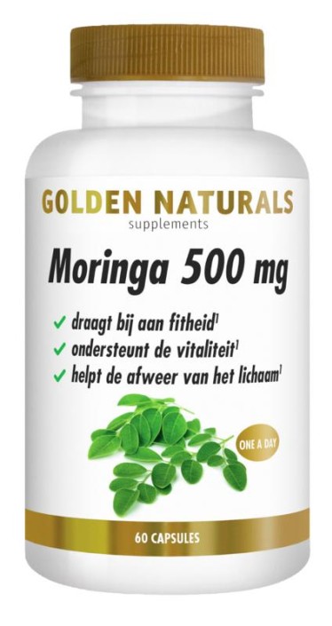 Golden Naturals Moringa 500mg (60 Capsules)