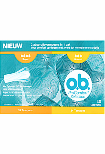 OB ProComfort Selection Tampons