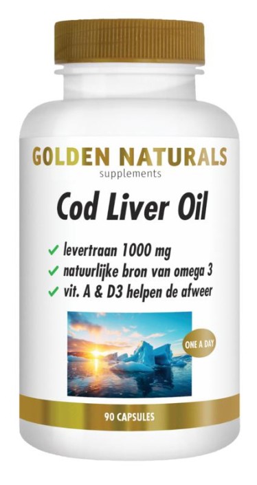 Golden Naturals Cod liver oil (90 Capsules)