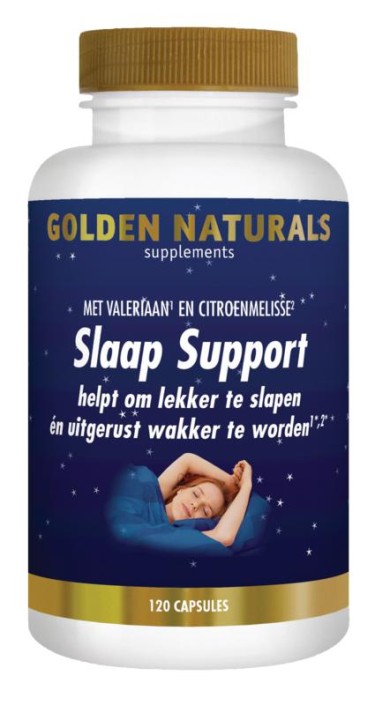Golden Naturals Slaap support (120 Vegetarische capsules)