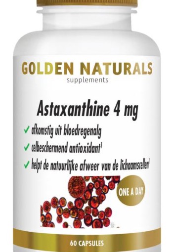 Golden Naturals Astaxanthine 4mg (60 Capsules)