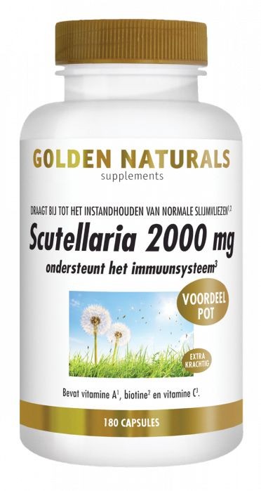 Golden Naturals Scutellaria 2000mg (180 Capsules)