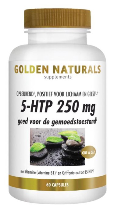 Golden Naturals 5-HTP 250mg (60 Vegetarische capsules)