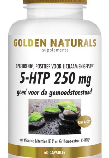 Golden Naturals 5-HTP 250mg (60 Vegetarische capsules)