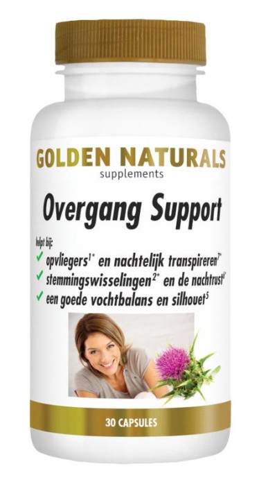 Golden Naturals Overgang support (30 Capsules)