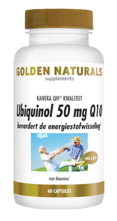 Golden Naturals Q10 Ubiquinol 50mg (60 Vegetarische capsules)