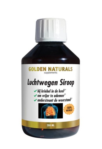 Golden Naturals Luchtwegen siroop (200 Milliliter)
