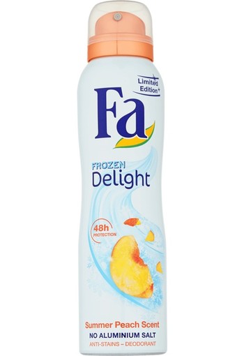 FA Frozen Delight Summer Peach Scent Deodorant Spray-150ml 