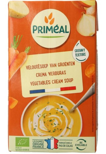 Primeal Groentecremesoep bio (1 Liter)