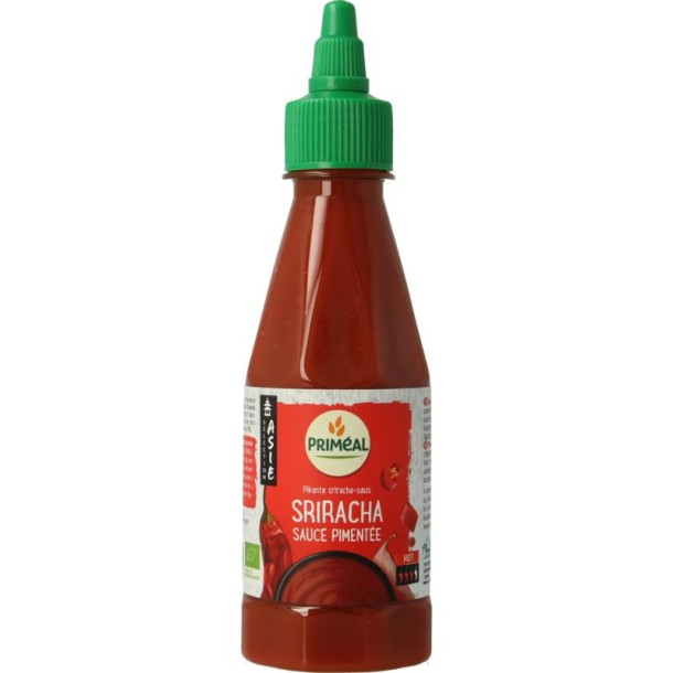 Primeal Chilisaus sriracha pittig bio (250 Gram)