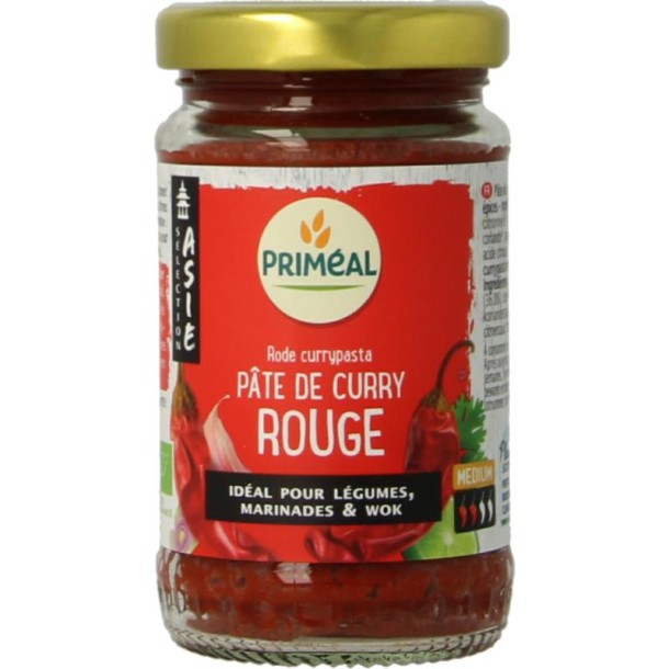 Primeal Rode curry pasta bio (120 Gram)