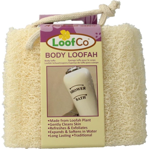 Loofco Douche en bad spons luffa bio (1 Stuks)