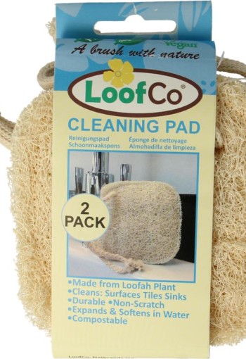 Loofco Schoonmaakspons bio (2 Stuks)