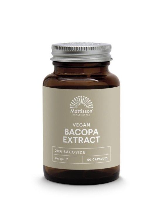 Mattisson Vegan bacopa extract 150mg (60 Capsules)