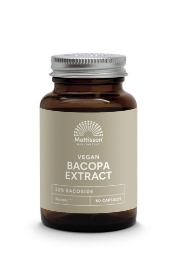 Mattisson Vegan bacopa extract 150mg (60 Capsules)