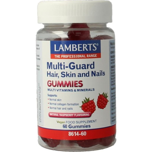 Lamberts Multi guard haar huid nagel gummies (60 Gummies)