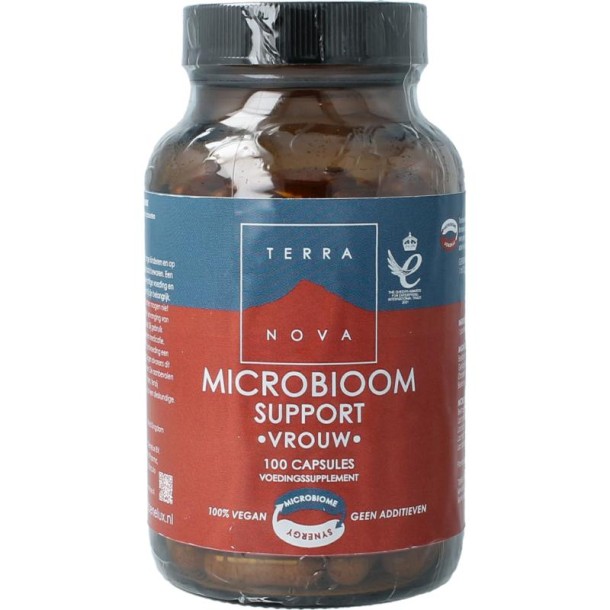 Terranova Microbioom support vrouw (100 Vegetarische capsules)