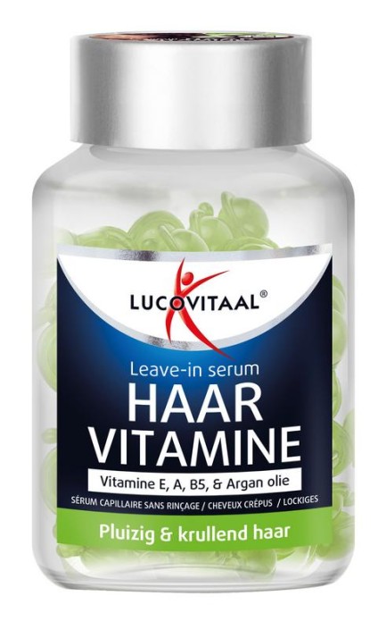 Lucovitaal Haar vitamine pluizig & krullend haar (25 Capsules)