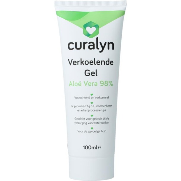 Curalyn Verkoelende gel aloe vera (100 Milliliter)