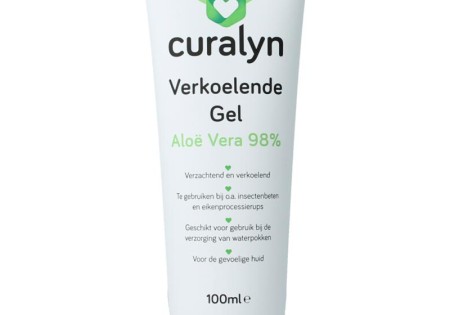 Curalyn Verkoelende gel aloe vera (100 Milliliter)