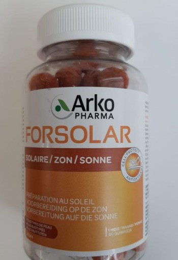 Arkopharma Forsolar zon gummies (60 Stuks)
