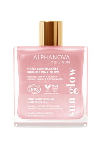 Alphanova Sun Sublime glitter oil pink glow bio (50 Milliliter)