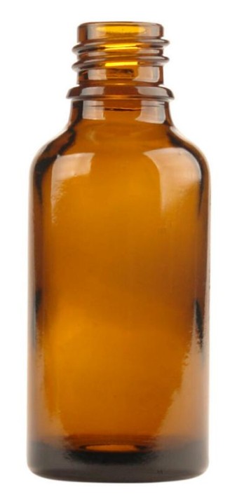 Helios Holland Flesje glas 30ml amber (5 Stuks)